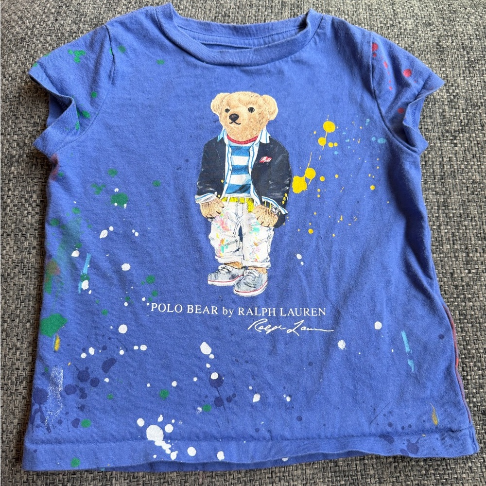 Polo Bear by Ralph Lauren Toddler Boy Shirt Sz 2T